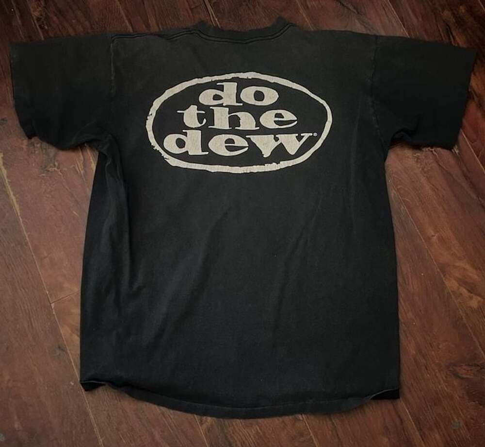Vintage Mountain Dew Do The Dew Black T-Shirt 90’s